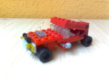 Red Drag Car