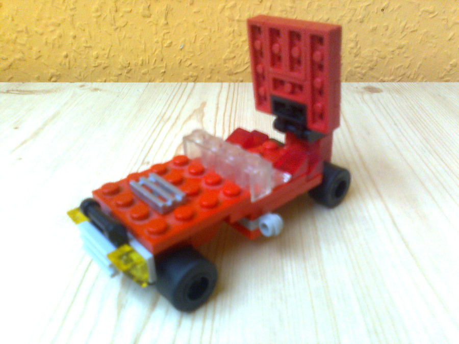 Red Drag Car