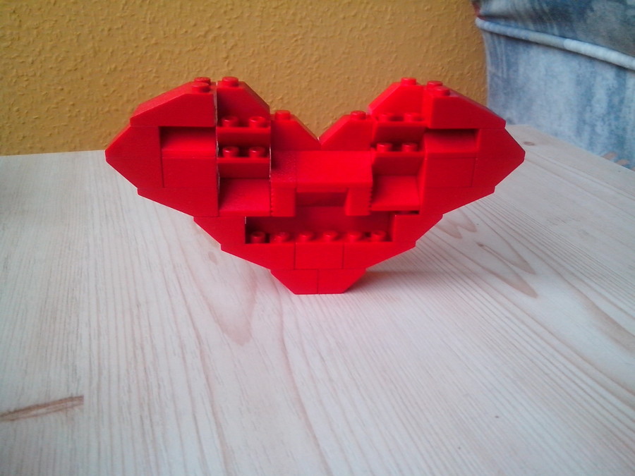 Valentin-nap lego módra