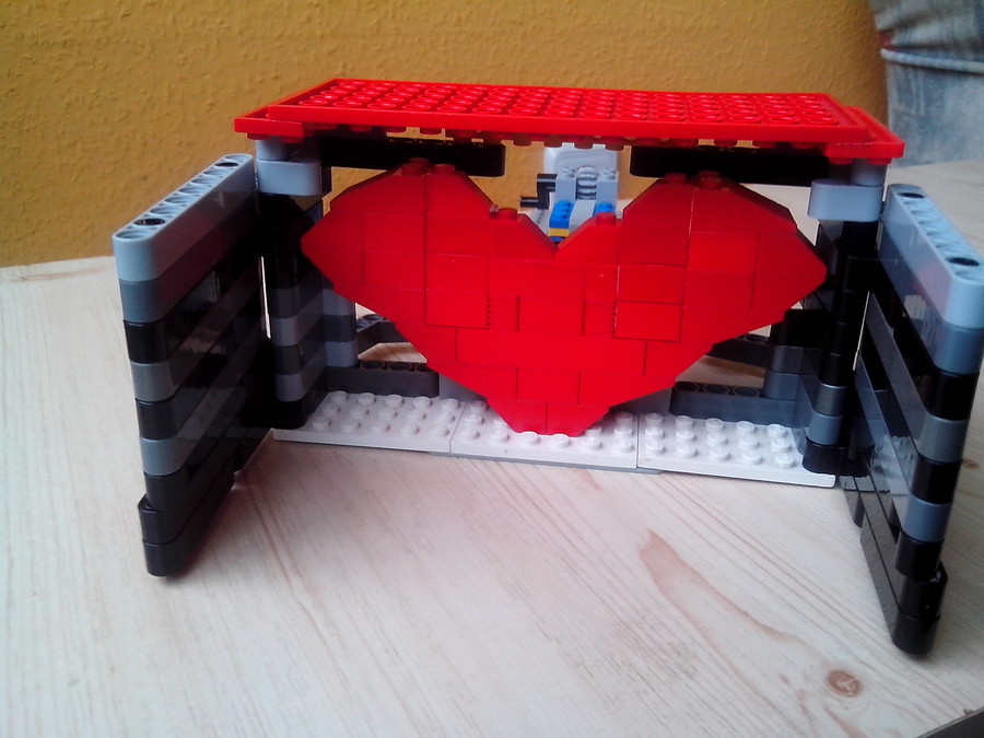 Valentin-nap lego módra