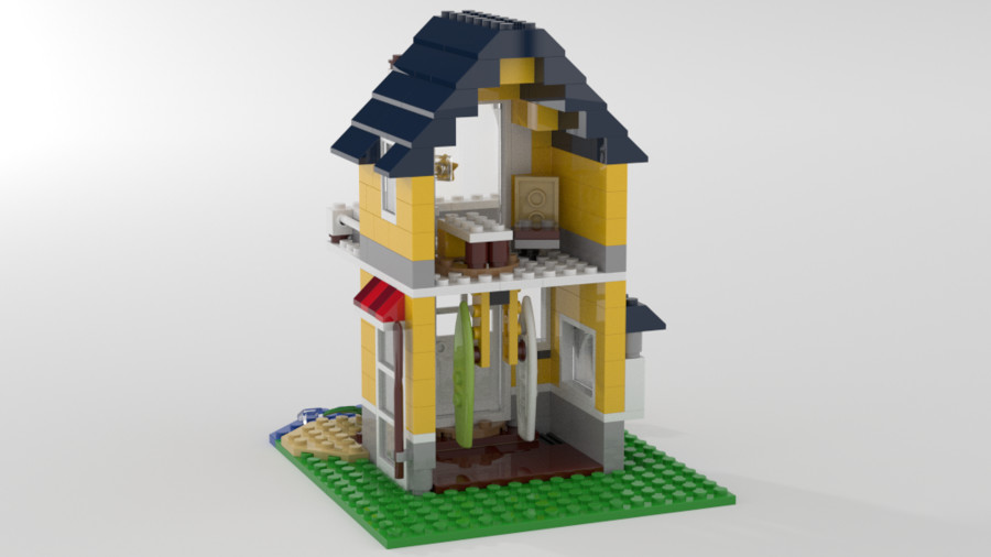 LEGO tengerparti emeletes ház (Beach Hut alternatíva)