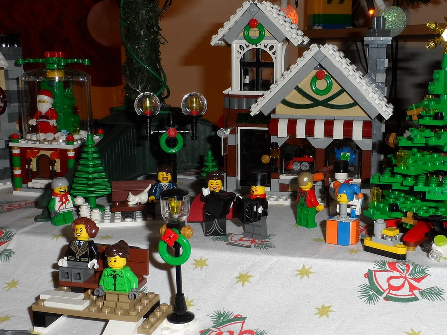 Kis városka a karácsonyfa alatt