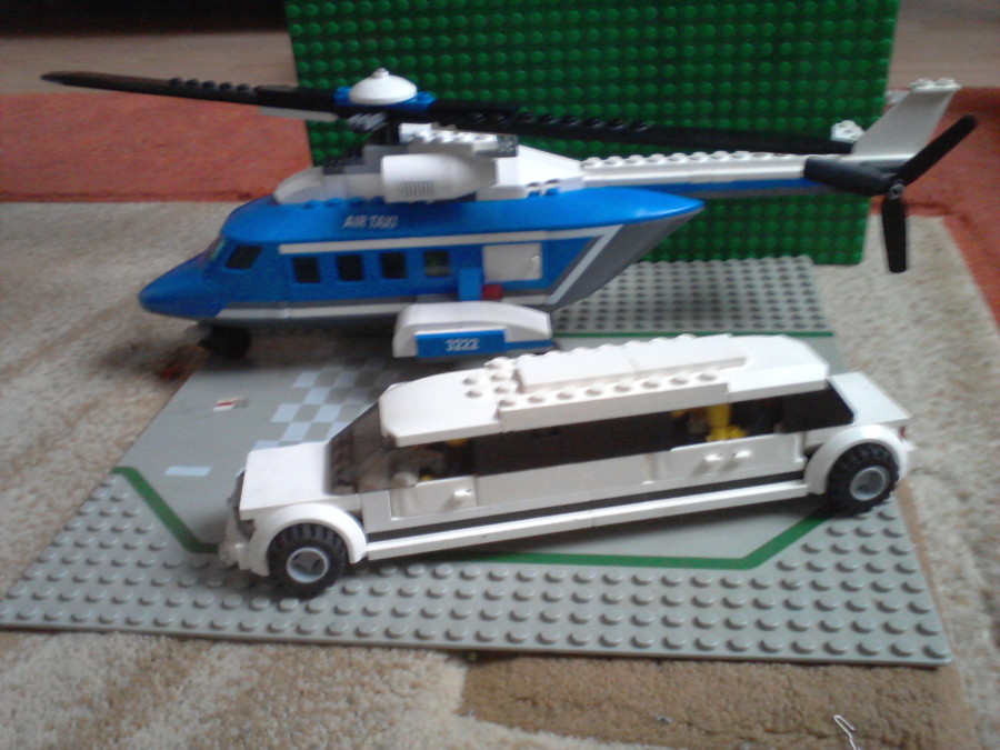 (Lego Helikopter) és limuzin