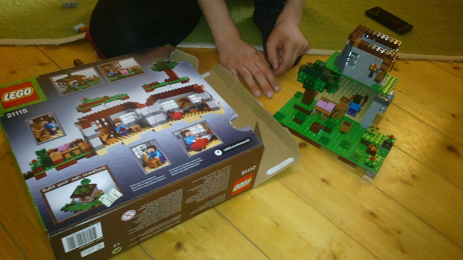 Minecraft első éjszaka átépítve Lego 21115