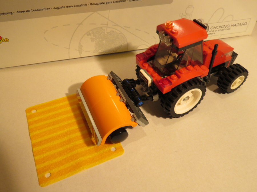 Traktor talajmaróval