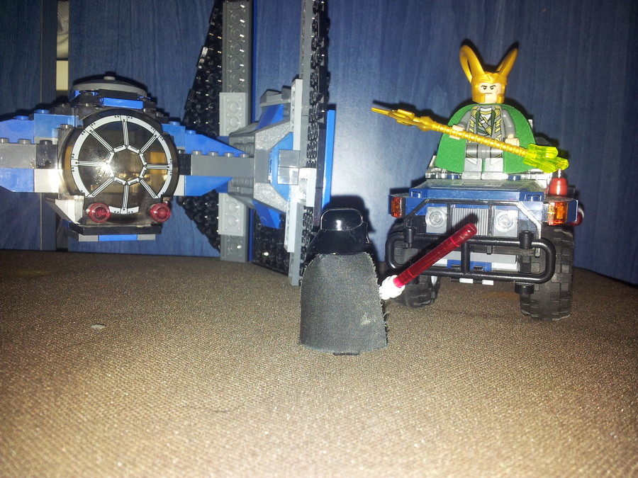 Darth  Vader és Loki csatája