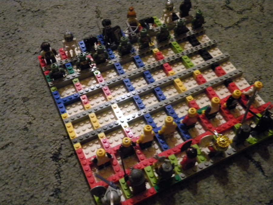 Saját készitésű LEGO  sakk