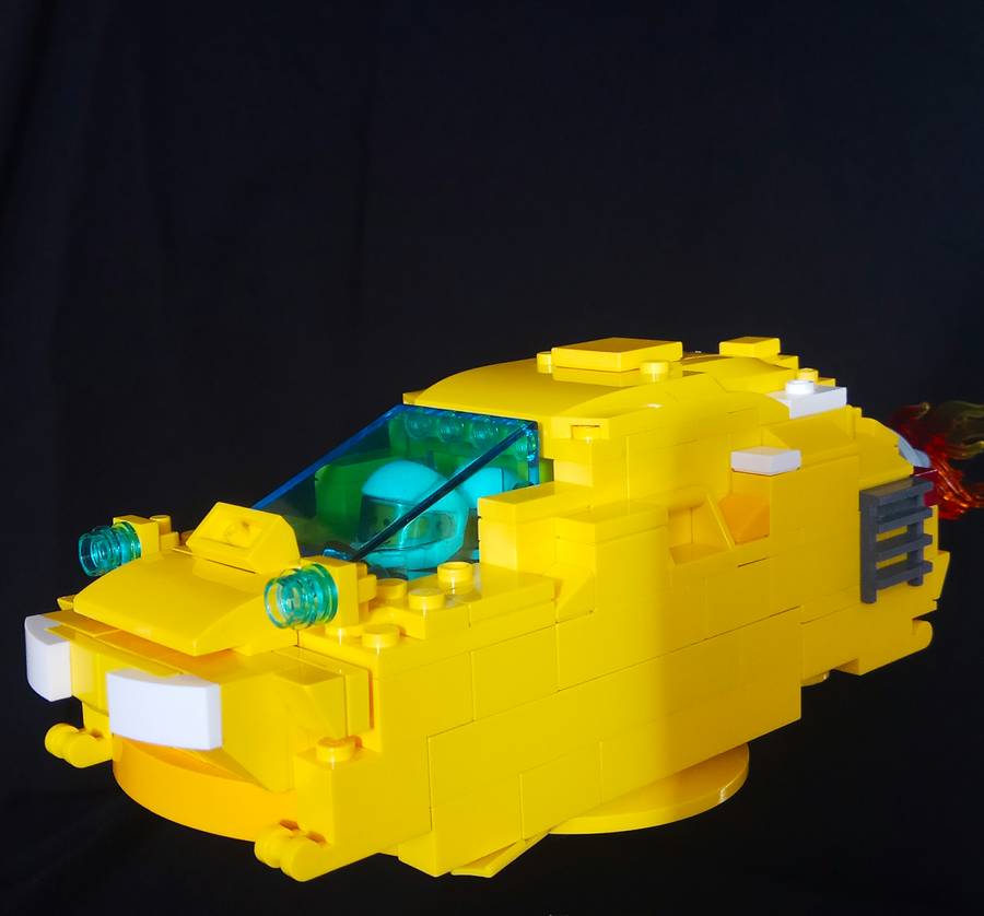 Rajzból Lego építmény