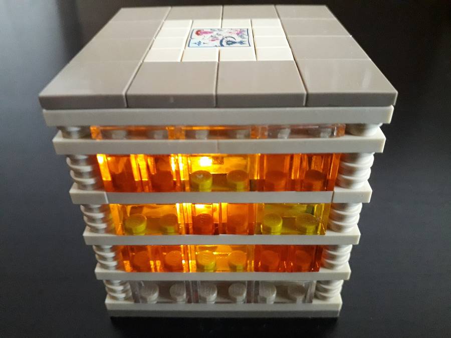 Lego hűtőmágnes és éjjeli fény