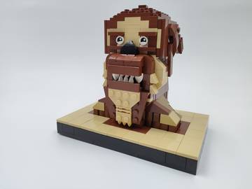 Wookiee mellszobor