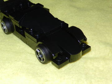 Fekete sportkocsi FXX