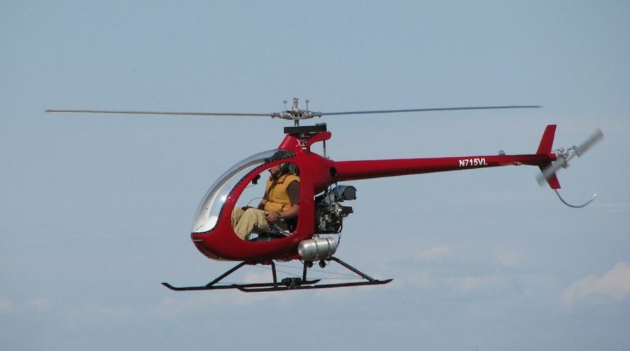 Egyszemélyes helikopter készülőben