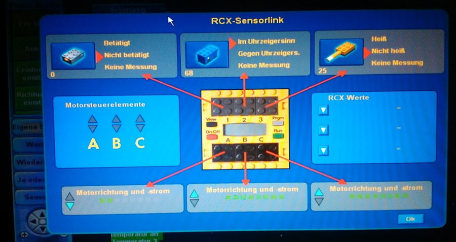 Mindstorms RCX hőmérő