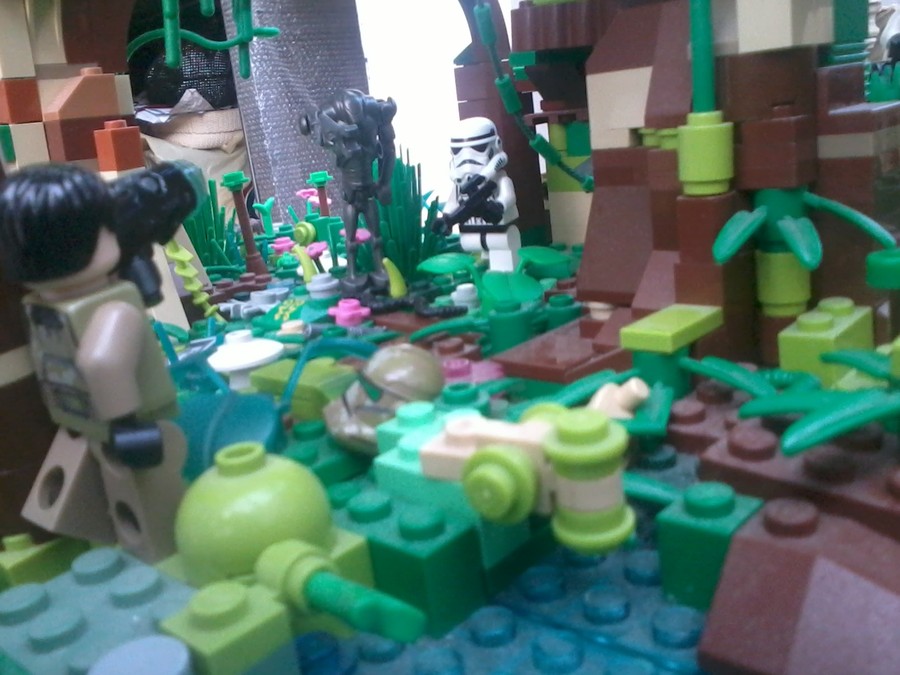 Star Wars Lego Endor bolygó.