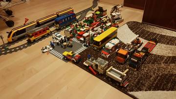 Karácsonyi Jármű kiálitás Lego City-ben