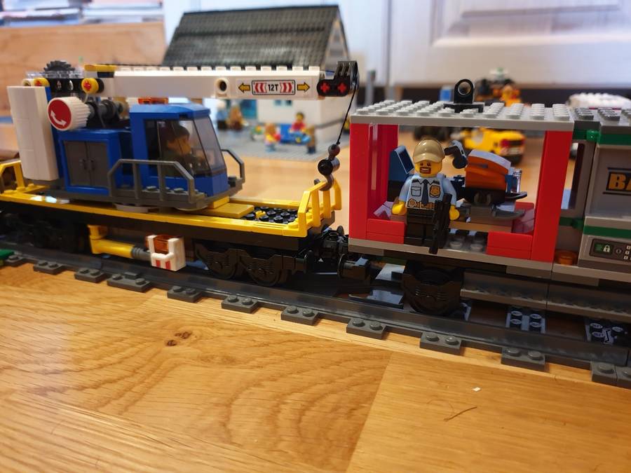 Vasútállomás Lego Cityben