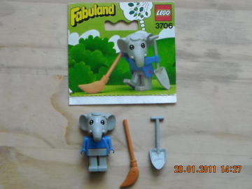 LEGO Fabuland  3706  Elmer Elephant  1982