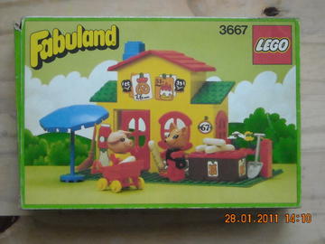 LEGO Fabuland  3667 Bakery  készletet 1982