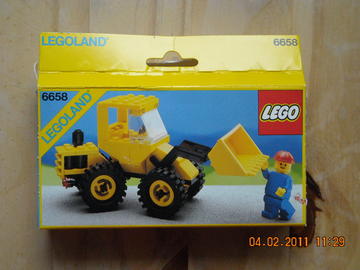 LEGO  City 6658  Bulldozer  1986