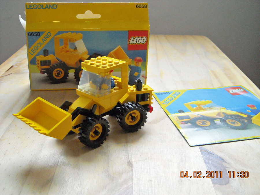 LEGO  City 6658  Bulldozer  1986