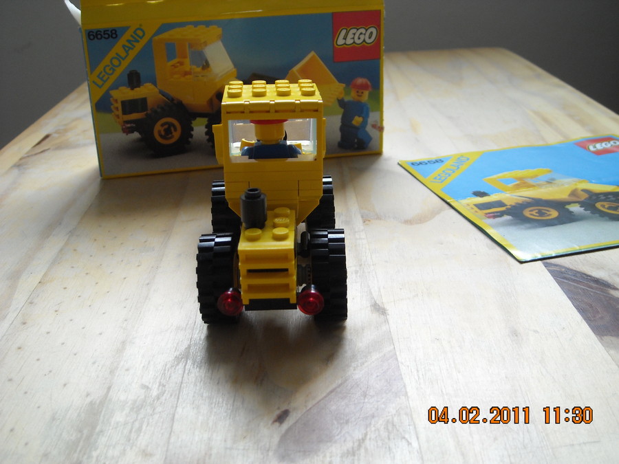 LEGO  City 6658  Bulldozer  1986