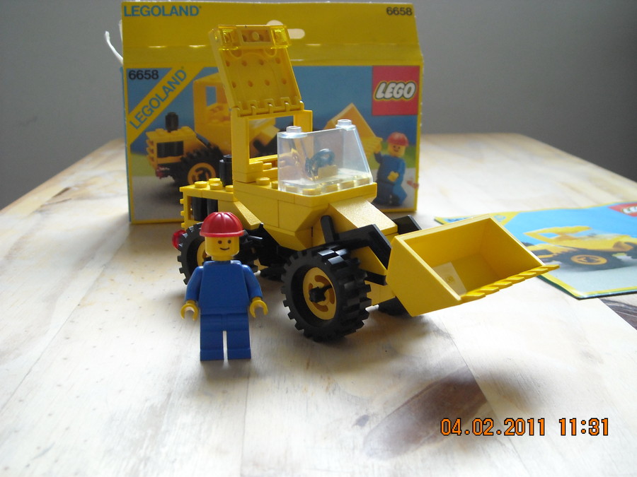 LEGO  City 6658  Bulldozer  1986