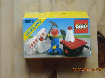 LEGO  City  6606  Road Repair  1983