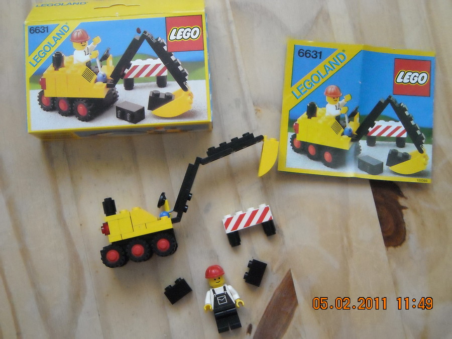 LEGO  City  6631  Steam Shovel  1985
