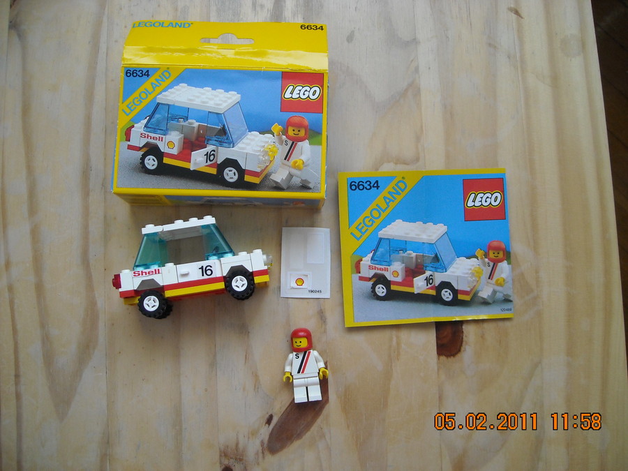 LEGO  City  6634  Stock Car  1986