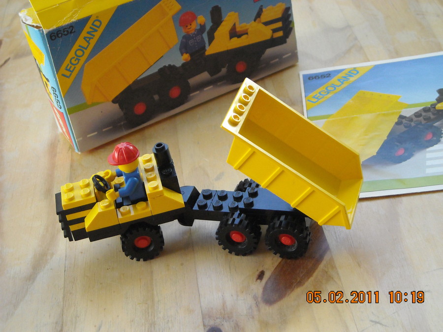 LEGO  City  6652  Construction Truck  1983