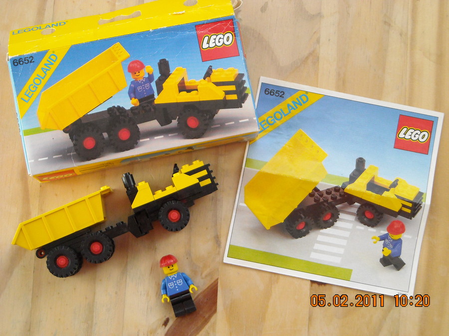 LEGO  City  6652  Construction Truck  1983