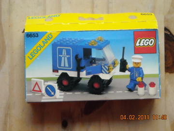 LEGO  City  6653  Highway Emergency Van  1982