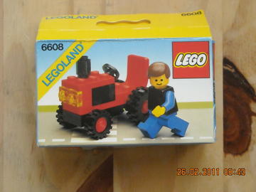 LEGO  City  6608 Tractor  1982