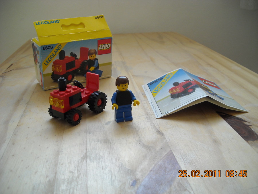 LEGO  City  6608 Tractor  1982