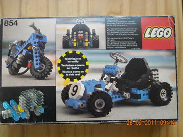 LEGO  Technic 854 Go-Kart 1978