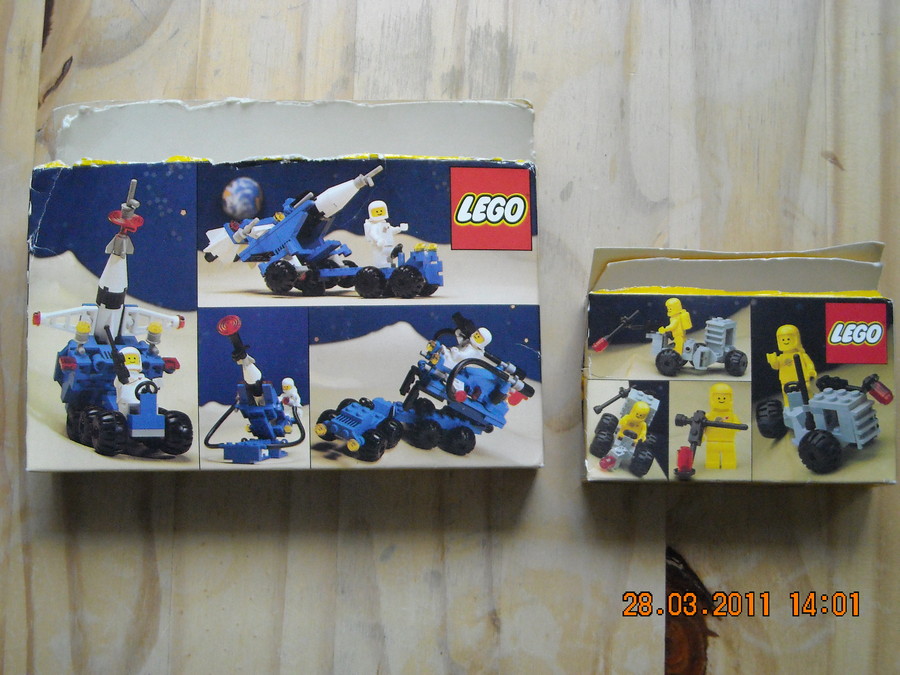 LEGO  Space 6881 Lunar Rocket Launcher  1984 6823 Surface Transport  1983