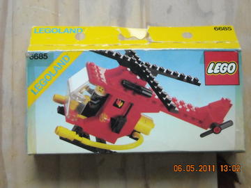 LEGO  City  6685 Fire Copter 1   1982