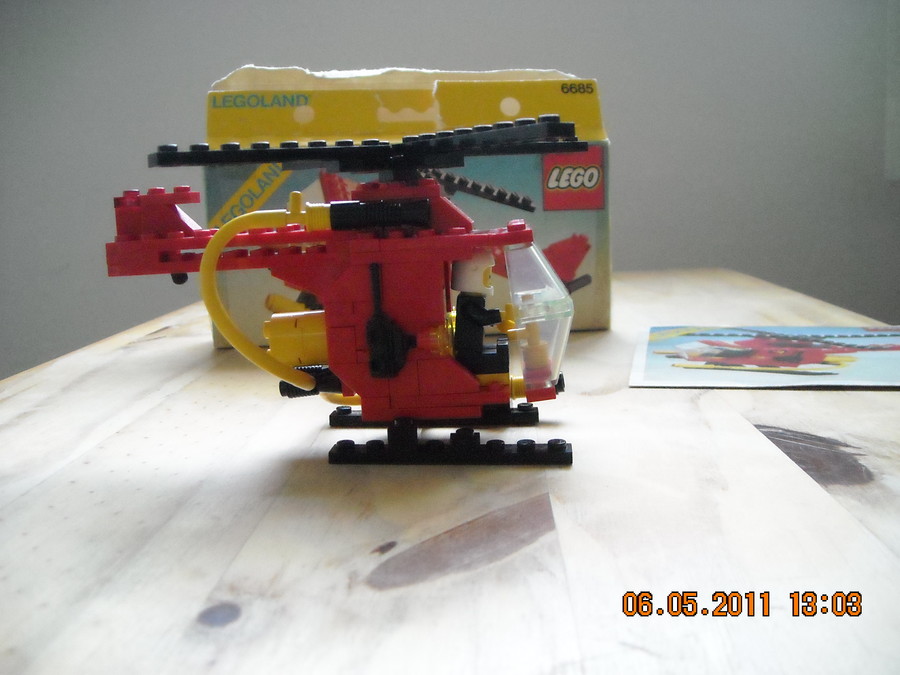LEGO  City  6685 Fire Copter 1   1982