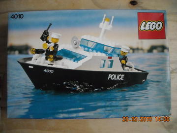 LEGO City 4010 Police Rescue Boat 1987