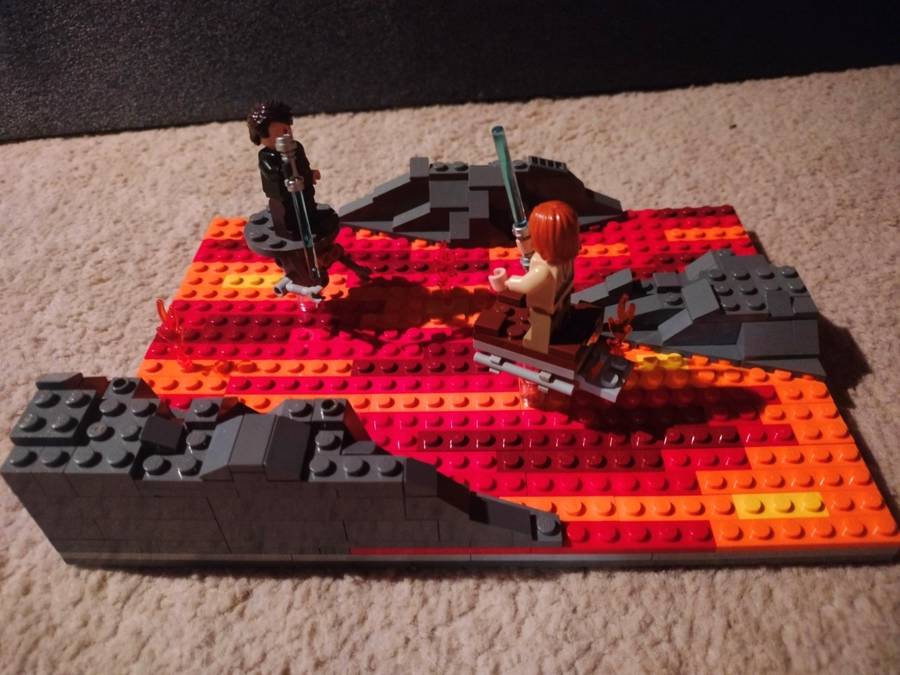 Anakin és Obi-Wan csatája a Mustafaron