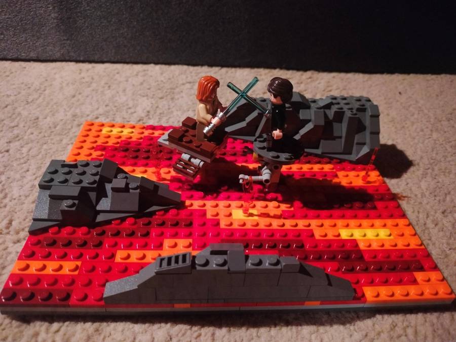 Anakin és Obi-Wan csatája a Mustafaron